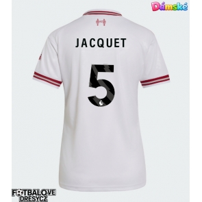 Liverpool Jeremy Jacquet #5 Dámské Venkovní Dres 2026-27 Krátký Rukáv Liverpool Jeremy Jacquet #5 Dámské Venkovní Dres 2026-27 Krátký Rukáv